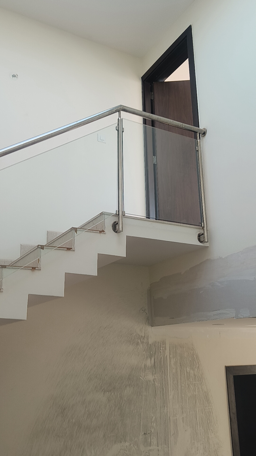 Stainless Steel Glass Railing Work